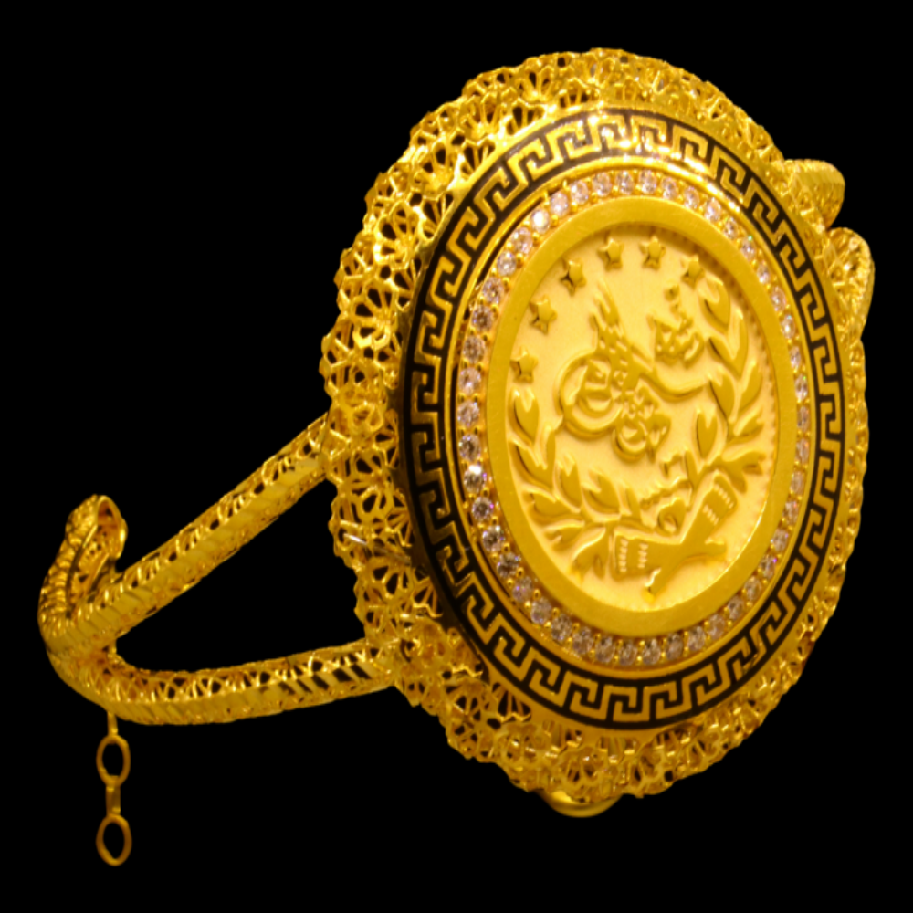 21K Gold Bangle Bracelet